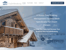 Tablet Screenshot of mychaletbooking.com